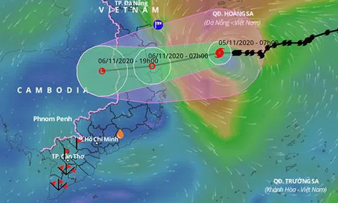 Bão số 10 cách Quảng Ngãi - Phú Yên 280km, dự kiến sơ tán hơn 28.000 người